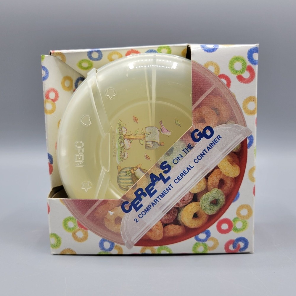 Bunny Rabbit Cereals On The Go 2 Compartment Cereal Container Pecoware Taiwan